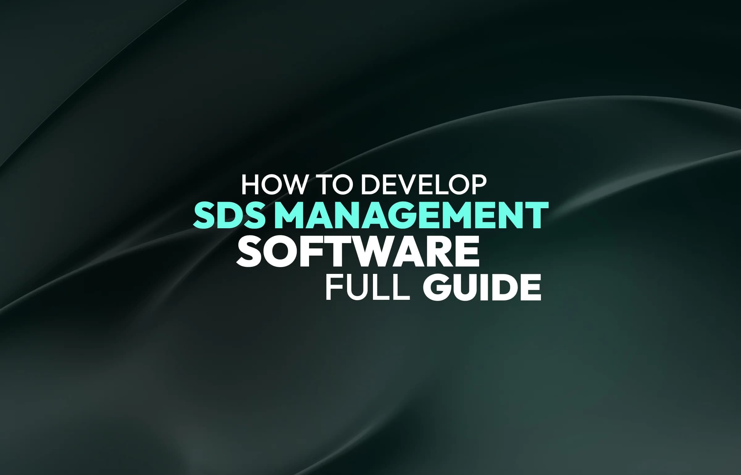 SDS Management Software
