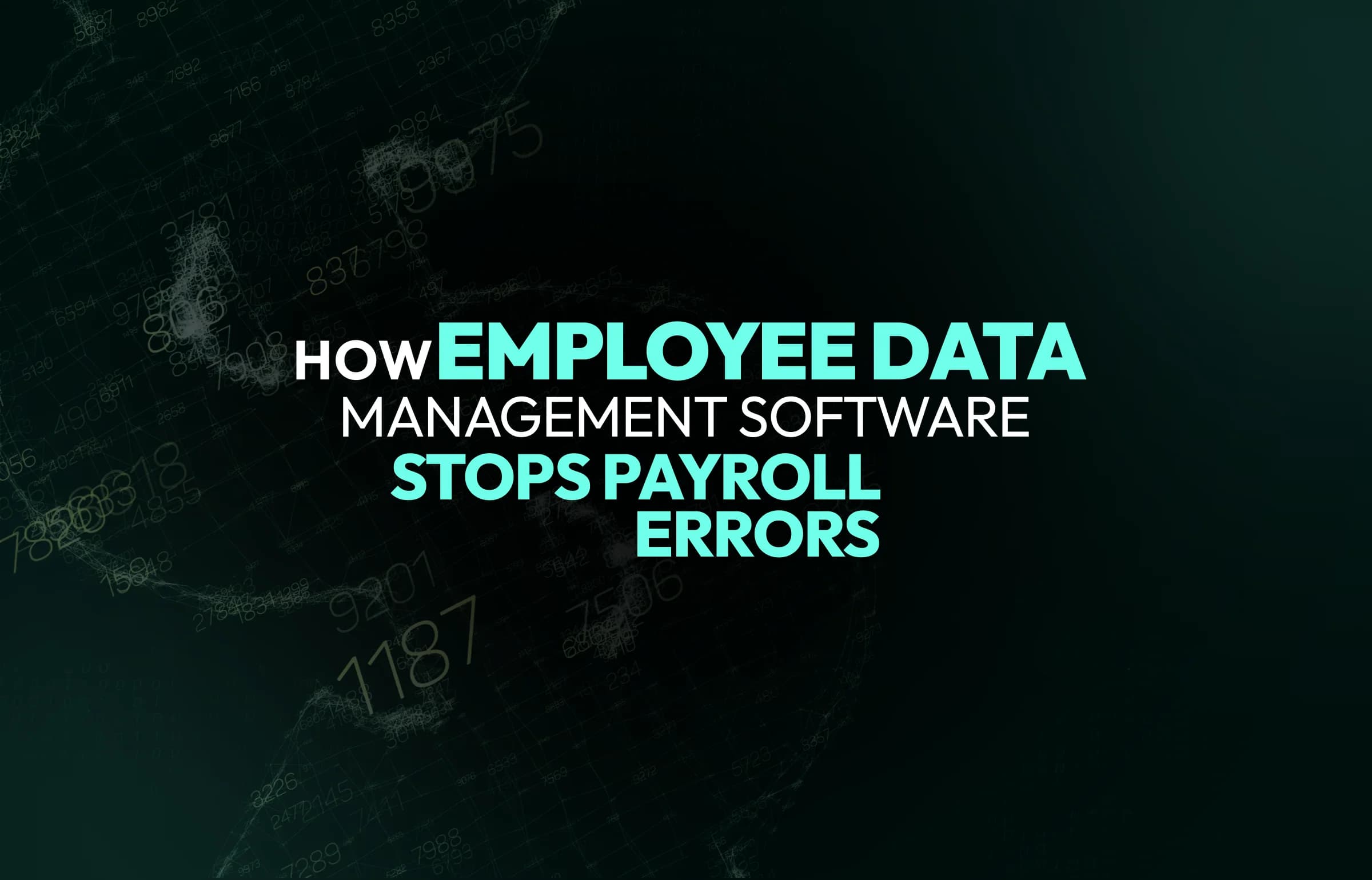 How to Eliminate Manual HR Entry With Employee Data Management Software